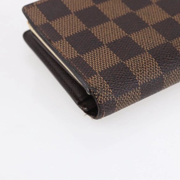 Authentic LOUIS VUITTON Damier Ebene Portefeuille Viennois Wallet bst288-120225 - Picture 6 of 16